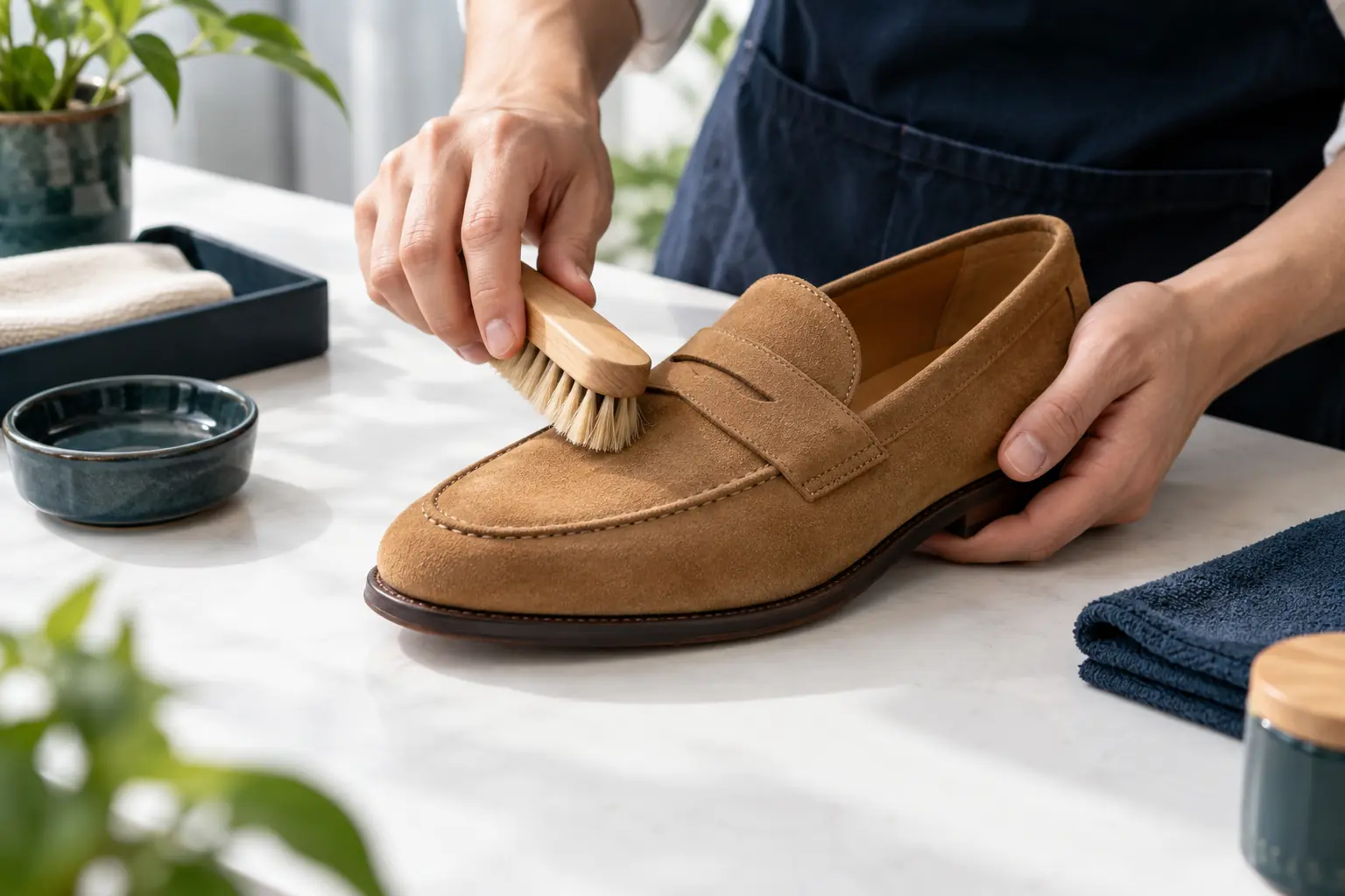 suede shoe care